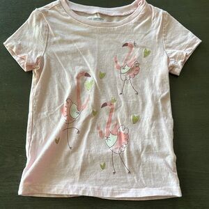 Carter's Pink Flamingo Short Sleeve Tee